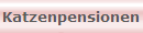 Katzenpensionen